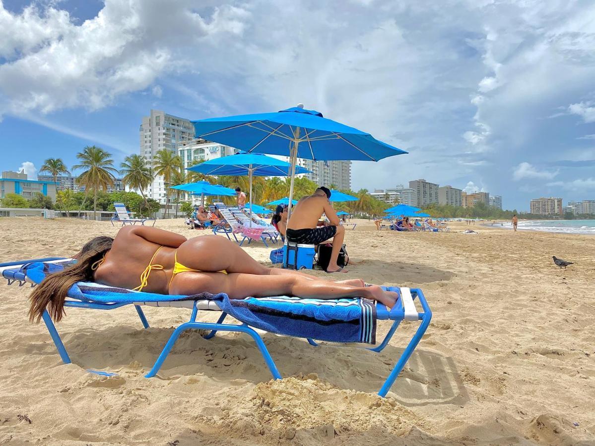Hobie Oceanfront Apartment At Isla Verde San Juan Esterno foto